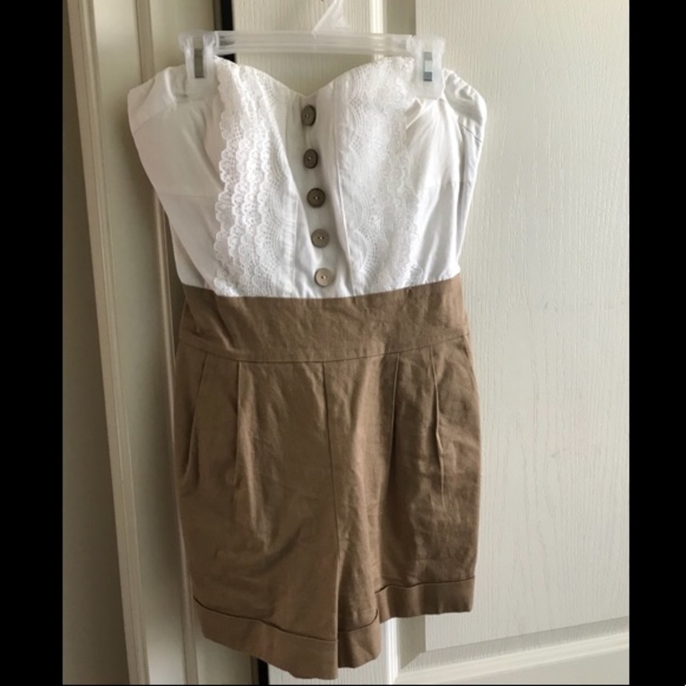 Strapless Romper